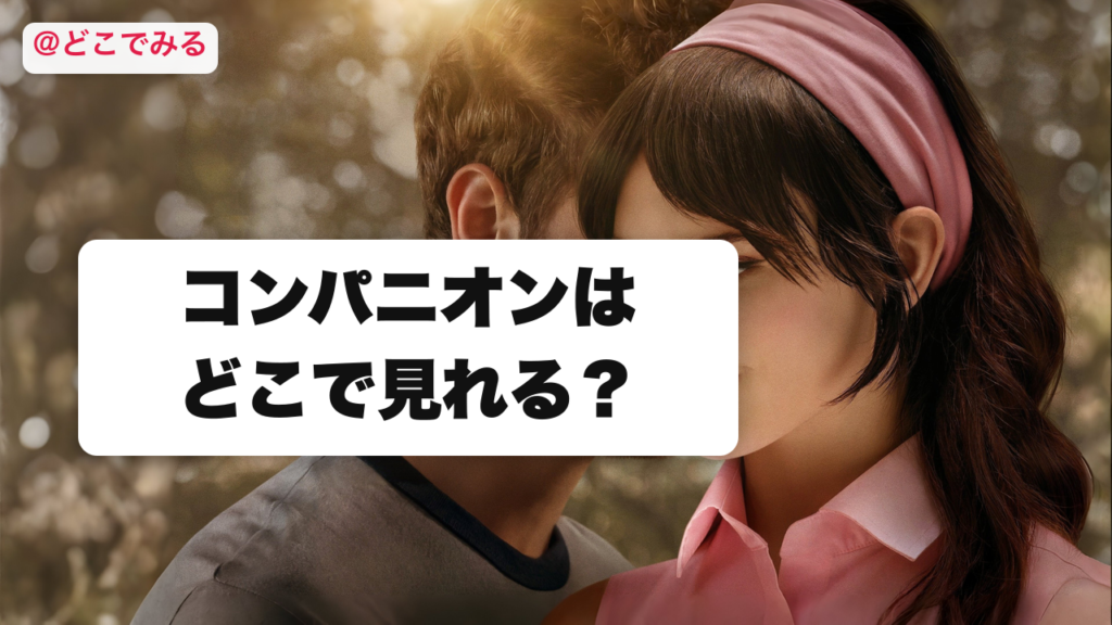 コンパニオンはどこで見れる？ - どこでみる