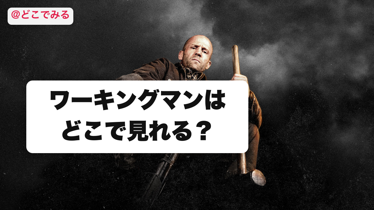 ワーキングマンはどこで見れる？ - どこでみる