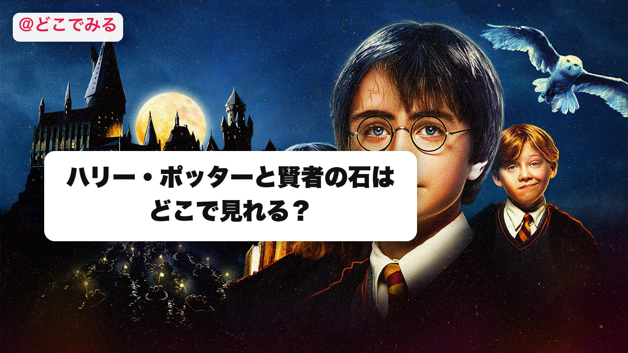 ハリー・ポッターと賢者の石はどこで見れる？ - どこでみる